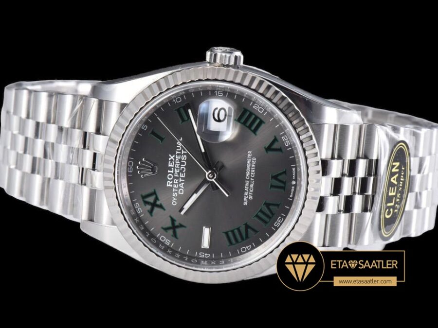 Rolex Datejust 126234 Roma Rakamlı Gri Kadran 36mm Clean Factory 3235