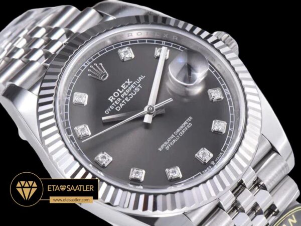 Rolex Datejust 126334 Taşlı Gri Kadran Jubile 41mm Clean Factory 3235