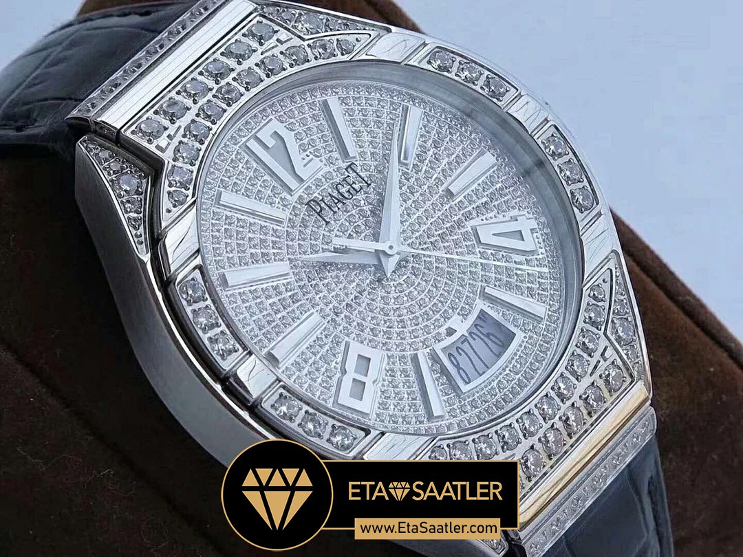 Piaget Piaget Polo Diamonds Ta l elik Kasa Beyaz Kadran ETA